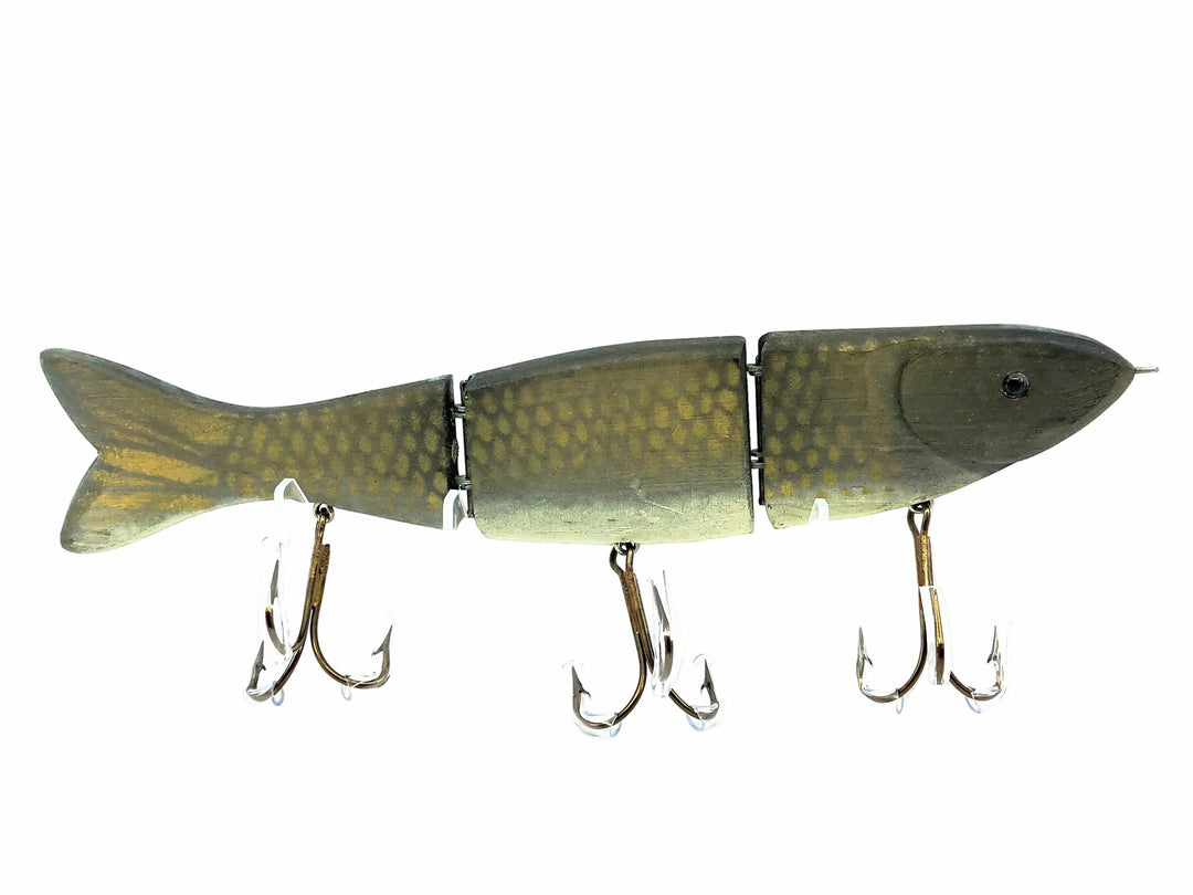 Pop Dean Musky Lure, Walleye Color, Signed