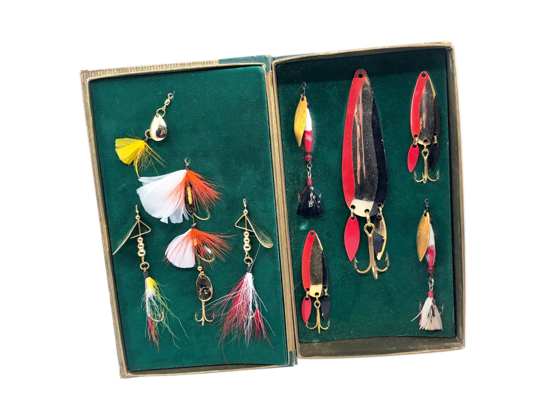 Vintage Marathon/American Can Company 1967 Display Book / Box with Lures