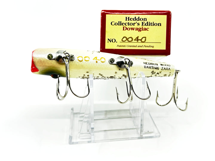 Heddon Centennial Edition Wood Darting Zara in Box NO. X6600W-SS, Silver Flitter Color - Numbered (Very Low!)