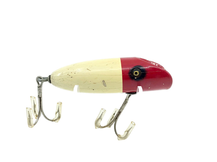 South Bend Babe-Oreno, Red Head/White Color - Glass Eyes