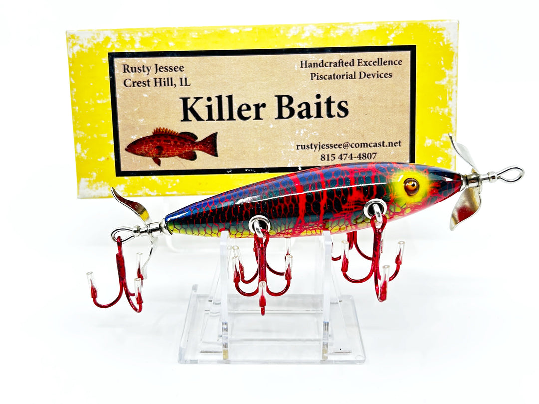 Rusty Jessee Killer Baits Model 150 Minnow in Arterial Sclerosis Color 2017