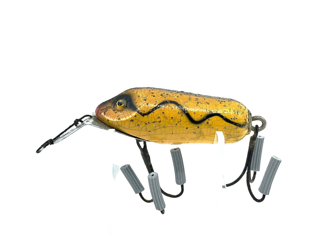 South Bend Dive Oreno #952, SSY Yellow Black Stripe Flitter Color