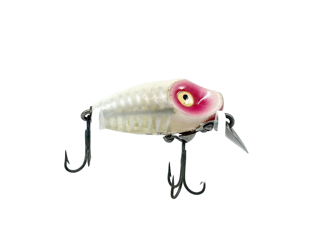 Heddon Midgit Digit River Runt Spook 9020, XRW White Shore Minnow Color