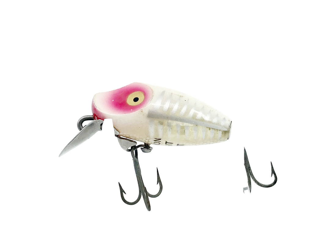 Heddon Midgit Digit River Runt Spook 9020, XRW White Shore Minnow Color