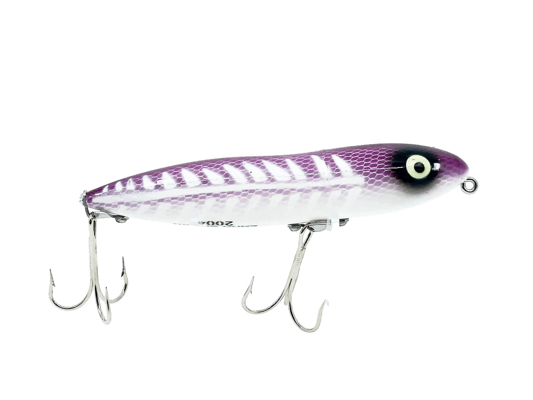 Heddon Swayback Zara Spook 2004, PSWB Purple Scale White Belly Color