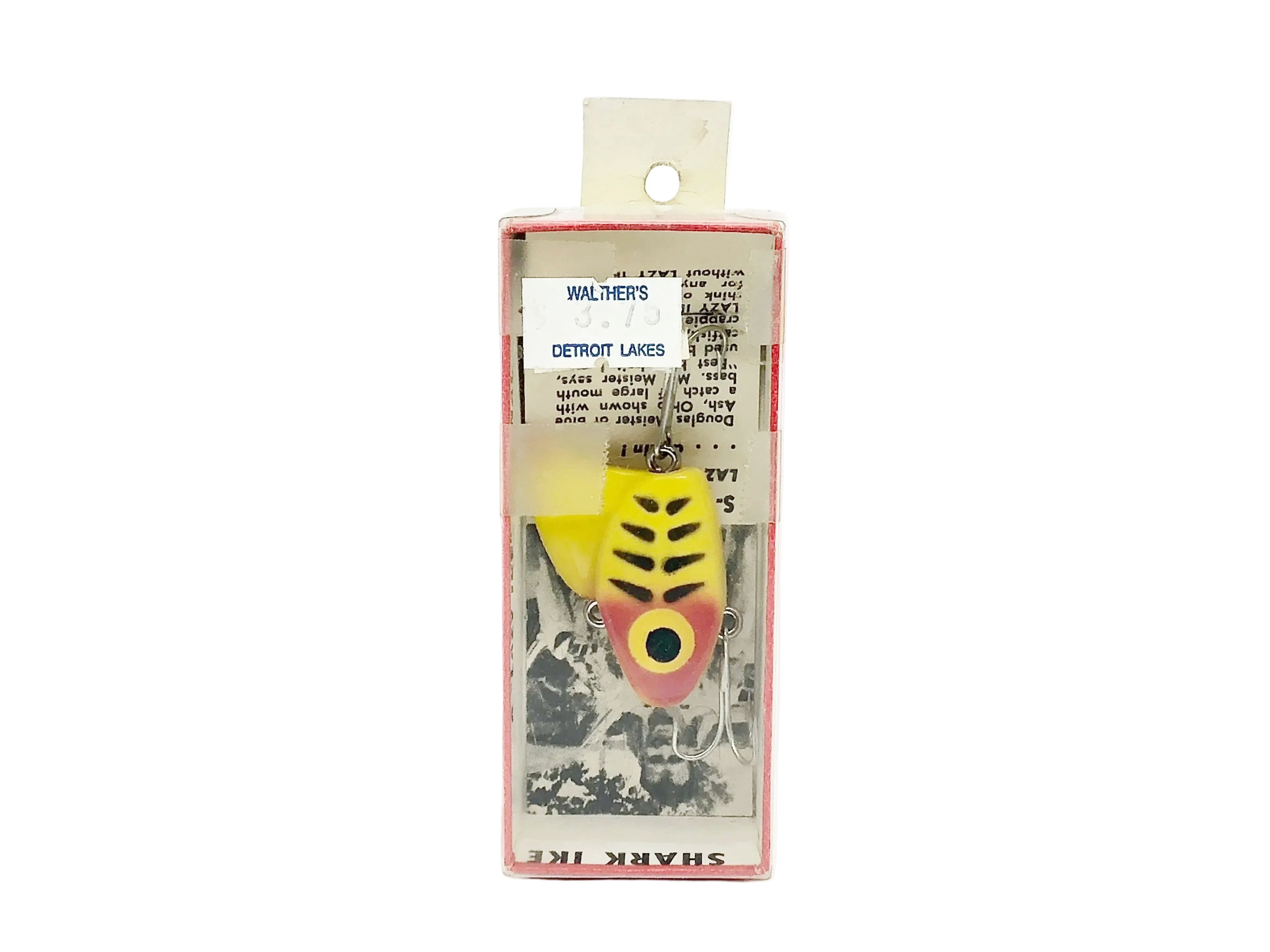 Vintage Lazy Ike Shark Ike Yellow with Black Ribs Color with Box – My ...