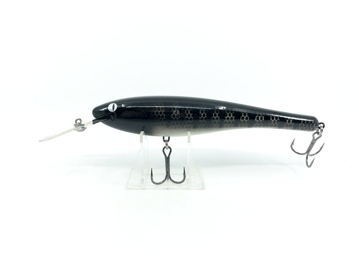 Bagley / Viper DB08 Musky Lure Vintage Black Scale Color - PF#3