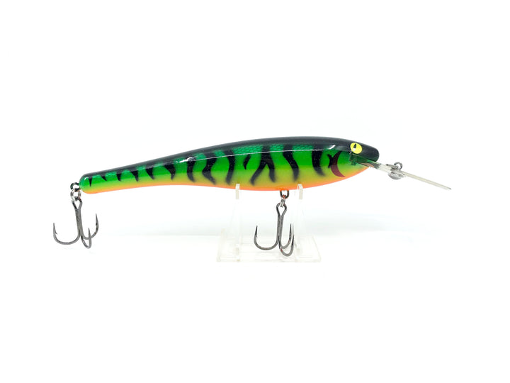 Bagley / Viper DB08 Musky Lure Vintage Fire Tiger Color - PF#5