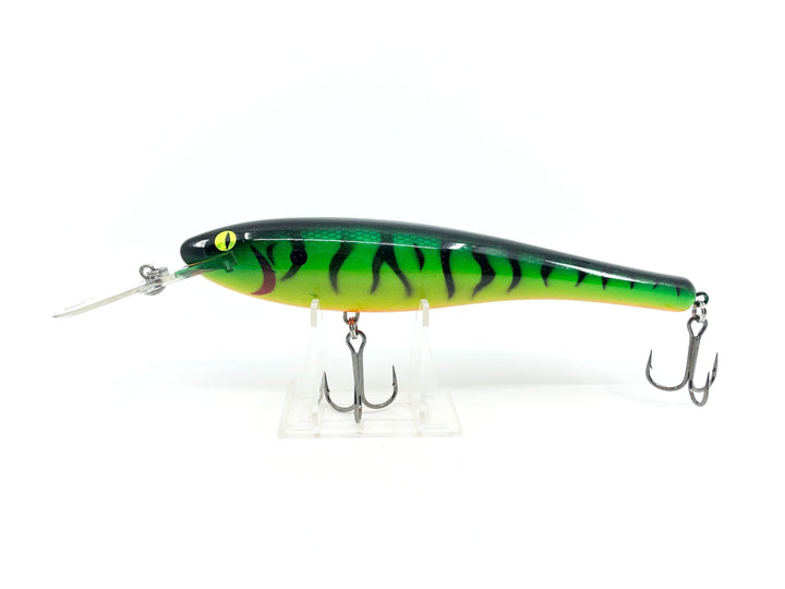 Bagley / Viper DB08 Musky Lure Vintage Fire Tiger Color - PF#5