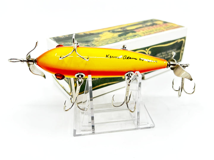 Crooked Bayou Minnow Pflueger - 5 Hook- Yellow Red Color - 2014