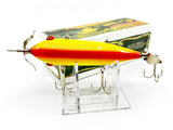 Crooked Bayou Minnow Pflueger - 5 Hook- Yellow Red Color - 2014