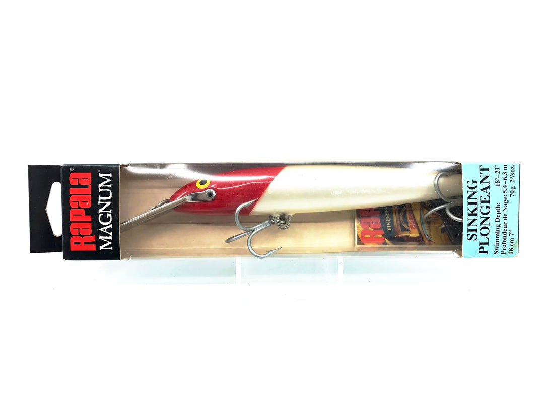 Rapala Magnum Countdown CDMAG-18, RH Red Head/White Color w/Box