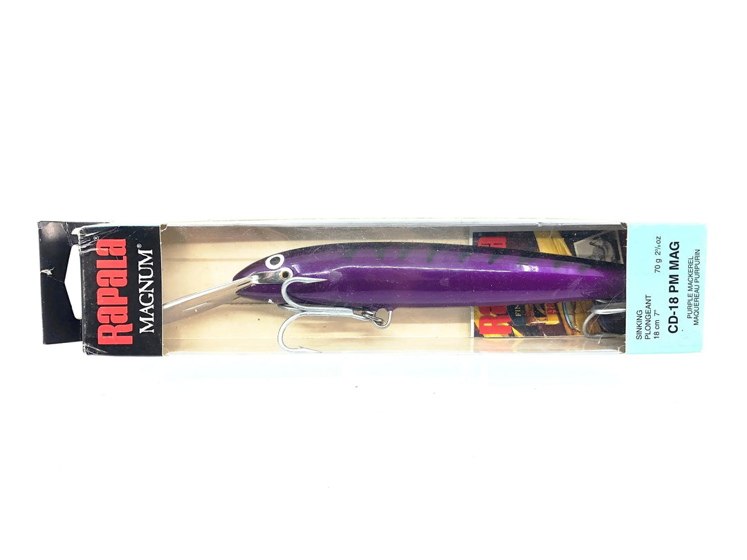 Rapala Magnum Countdown CDMAG-18, PM Purple Mackerel Color w/Box