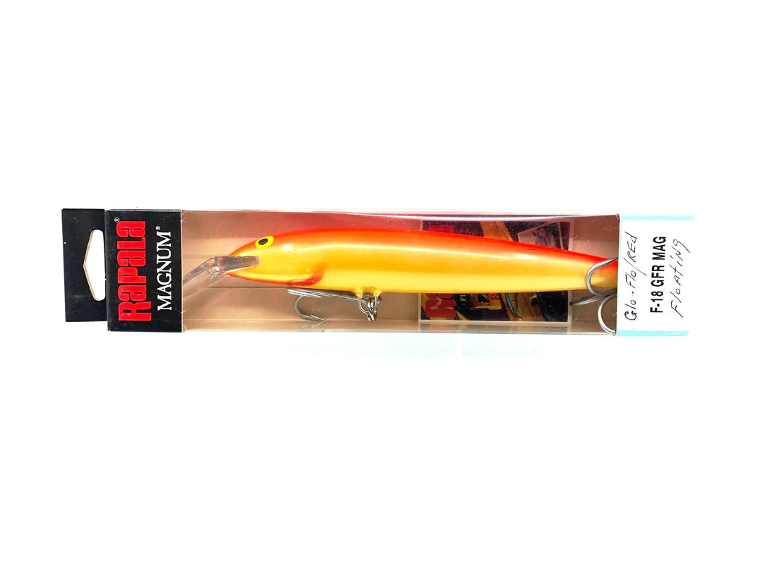 Rapala Floating Magnum FMAG-18, GFR Gold Fluorescent Red Color in Box