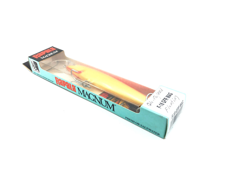 Rapala Floating Magnum FMAG-18, GFR Gold Fluorescent Red Color in Box