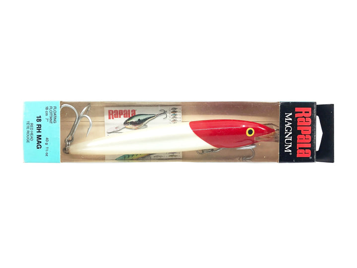 Rapala Floating Magnum FMAG-18, RH Red Head/White Color