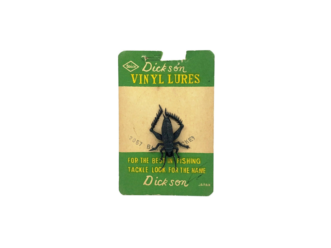Dickson Vinyl 2057 Black Cricket, Black Color on Card