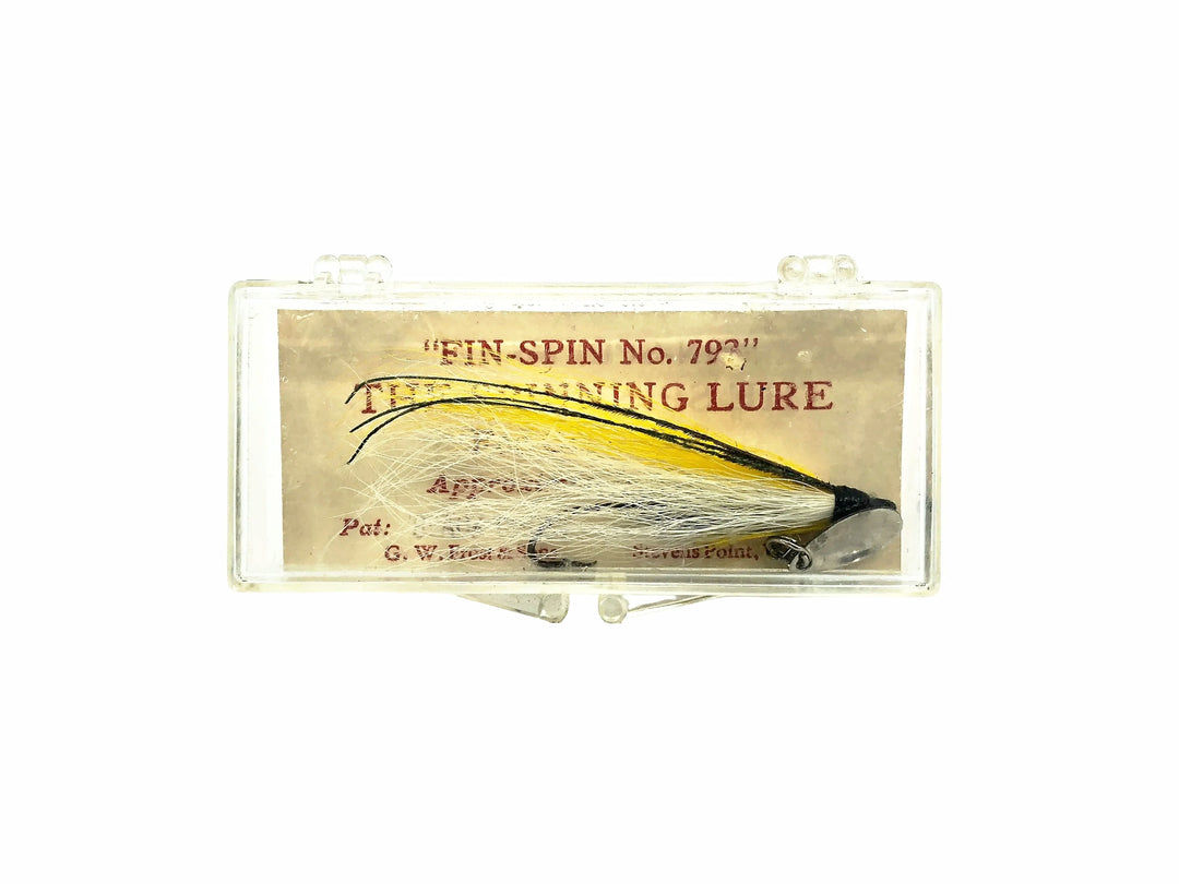G.W. Frost & Sons Fin-Spin No.793 The Spinning Lure, Black Ghost Color in Box