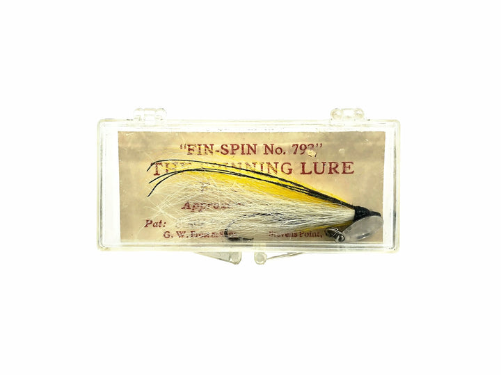G.W. Frost & Sons Fin-Spin No.793 The Spinning Lure, Black Ghost Color in Box