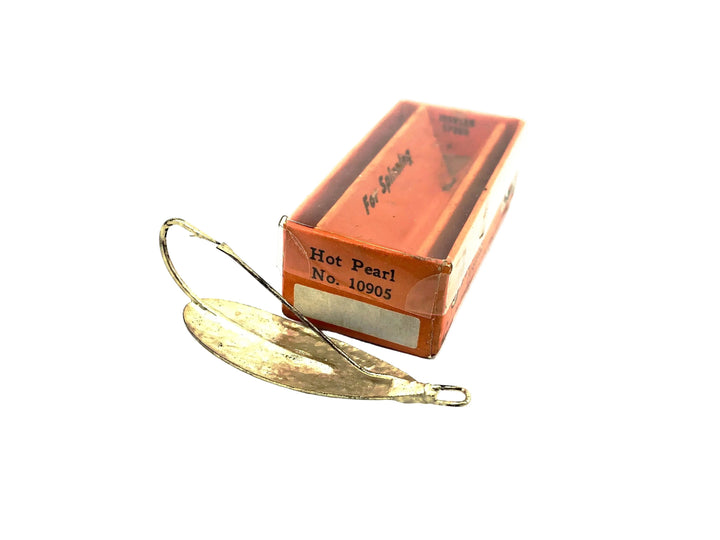 Johnson's Silver Minnow No. 1095, Hot Pearl Color in Box