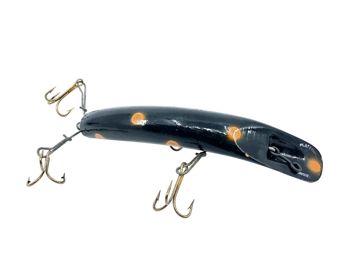 Helin Flatfish T61, Black/Orange Spots Color