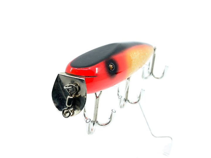 Musky Dan (XXX Lures) Husky Surfster, Orange Head/Flitter Color