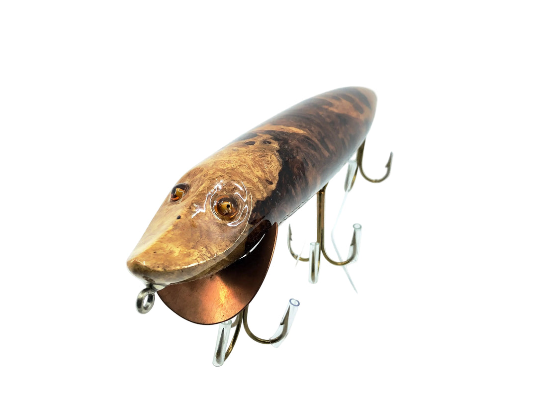 Musky Dan (XXX Lures) Giant Vamp, Honduran Rosewood Burl Color w/COA