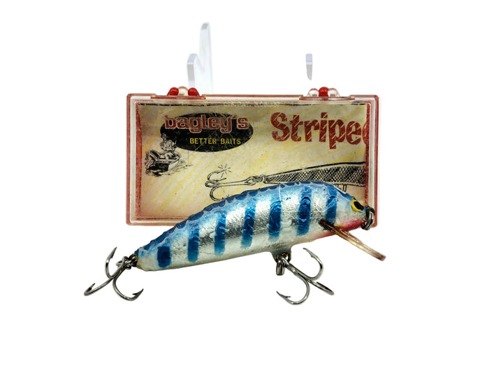 Bagley Striped Bang-O-Lure S2-BLS, Blue Striped Color w/Box & Paperwork