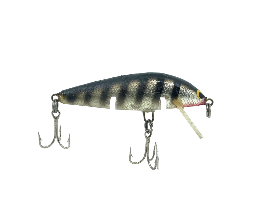 Bagley Striped Bang-O-Lure #2 S2-BS, Black Back on Silver Foil/Stripes Color