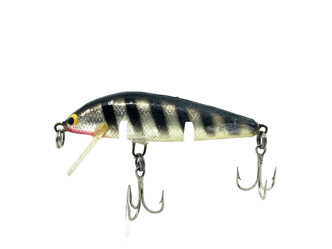 Bagley Striped Bang-O-Lure #2 S2-BS, Black Back on Silver Foil/Stripes Color