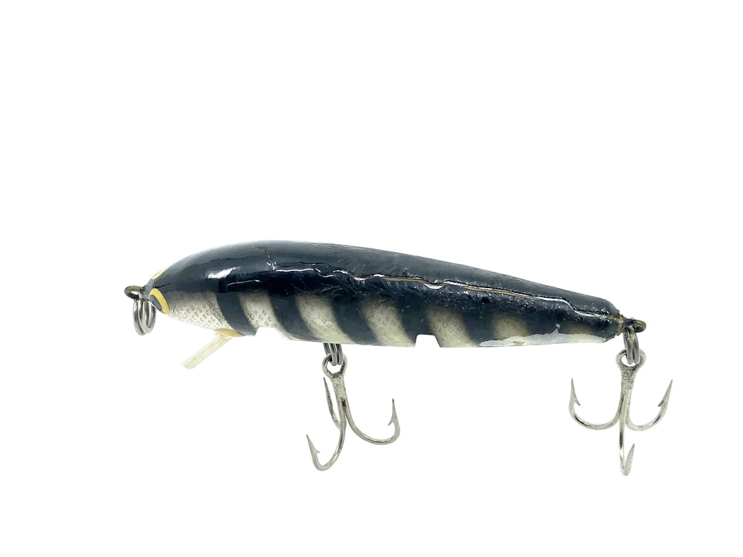 Bagley Striped Bang-O-Lure #2 S2-BS, Black Back on Silver Foil/Stripes Color