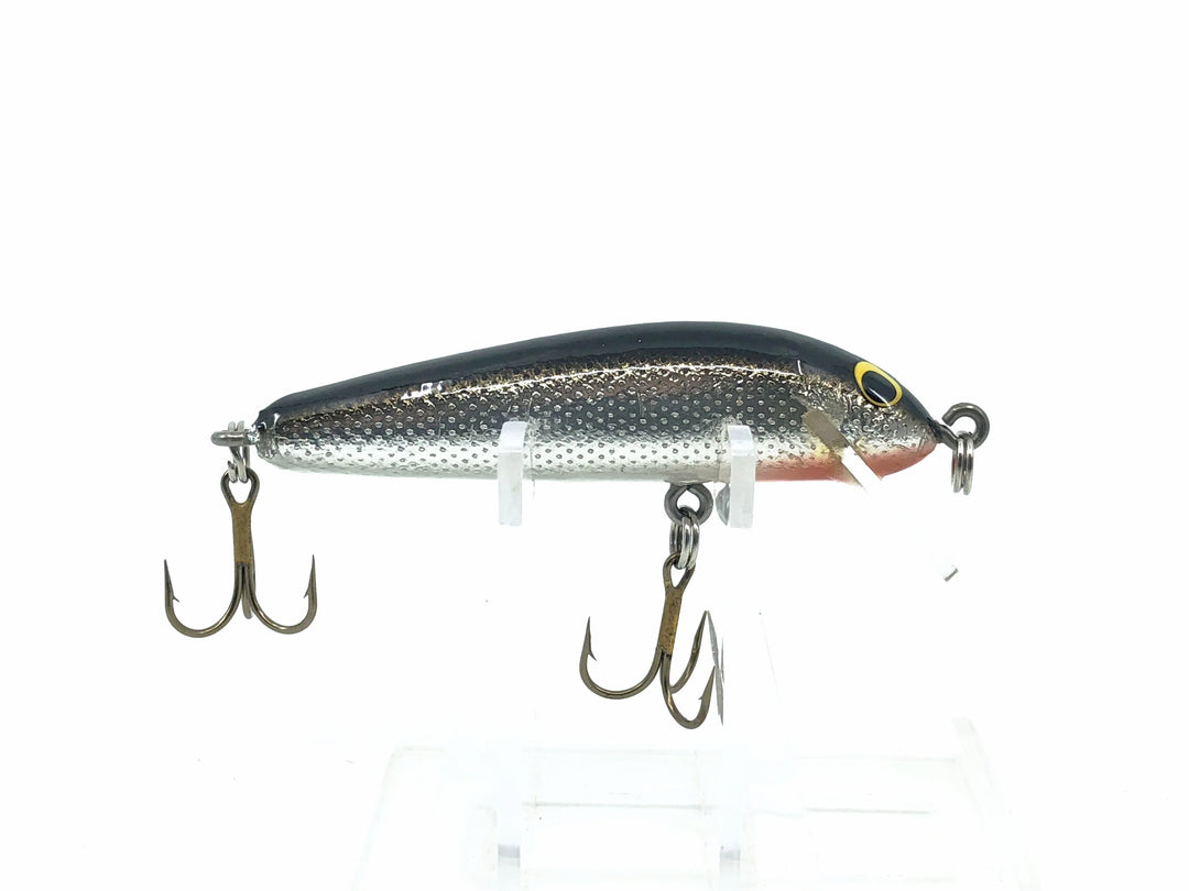 Bagley Bang-O-Lure #2 2-BS, Black on Silver Foil Color