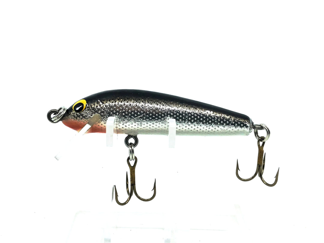 Bagley Bang-O-Lure #2 2-BS, Black on Silver Foil Color