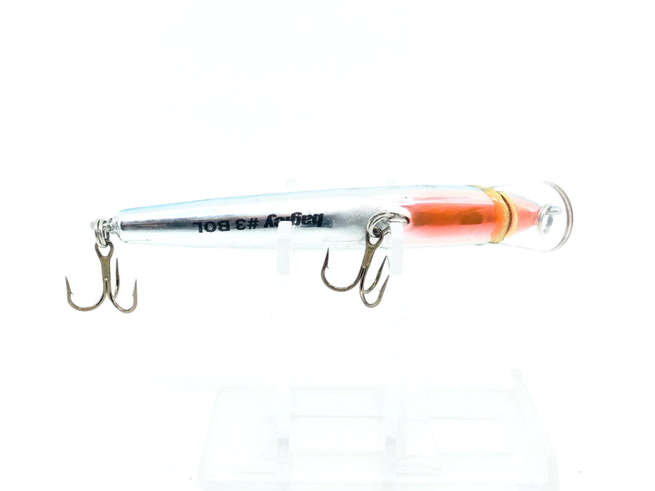 Bagley Bang-O-Lure #3 3-F7S, Blue on Silver Chrome/Tiger Stripes Color - Winter Haven