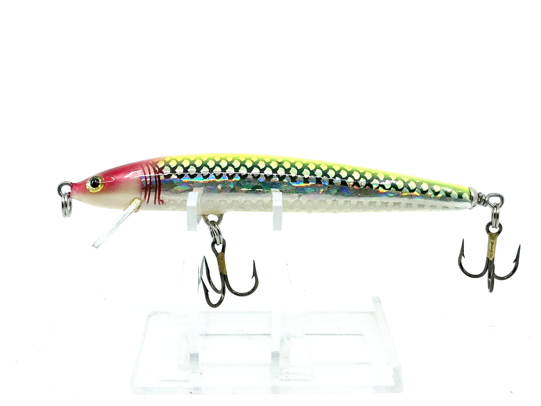 Bagley Bang-O-Lure #4 4-Prizm Image-9C4, Prizm Image/Chartreuse/Crayfish on White Color