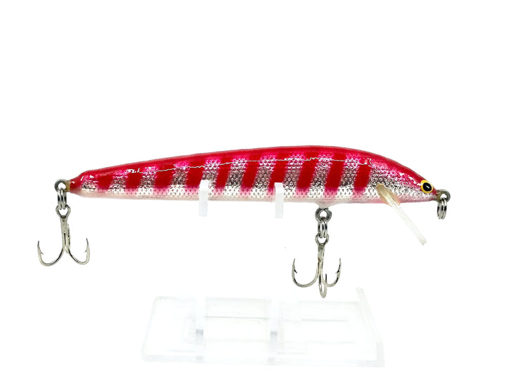 Bagley Striped Bang-O-Lure S4 4-SRS, Striped Red on Silver Color - Great Condition!