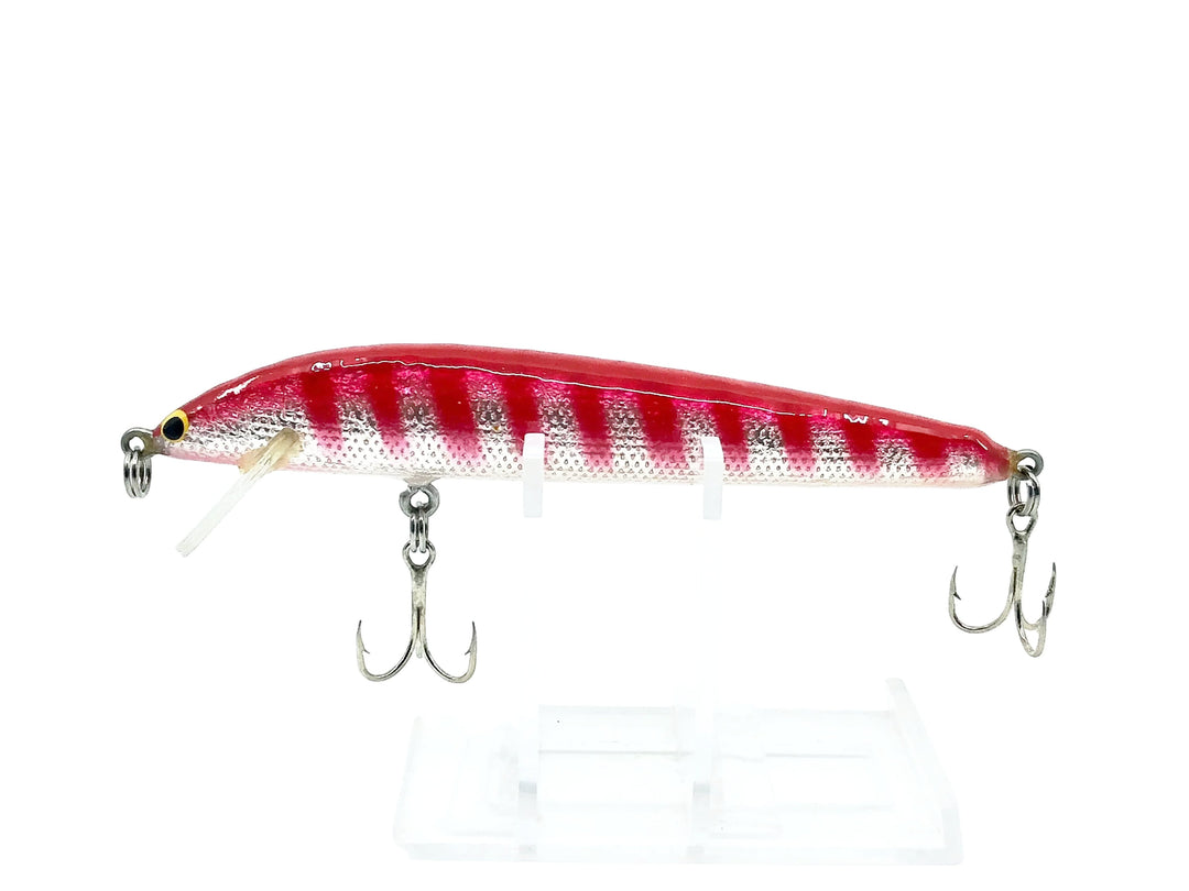 Bagley Striped Bang-O-Lure S4 4-SRS, Striped Red on Silver Color - Great Condition!