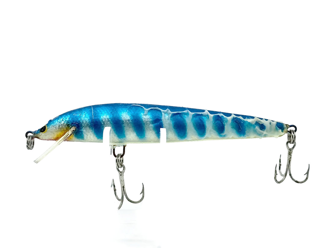 Bagley Striped Bang-O-Lure S4 4-SBLS, Striped Blue on Silver Foil Color