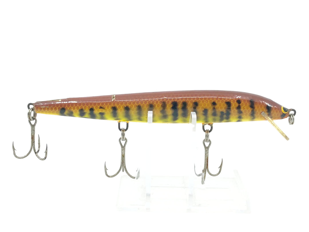 Bagley Bang-O-Lure #4 4-DC9, Dark Crayfish on Chartreuse Color