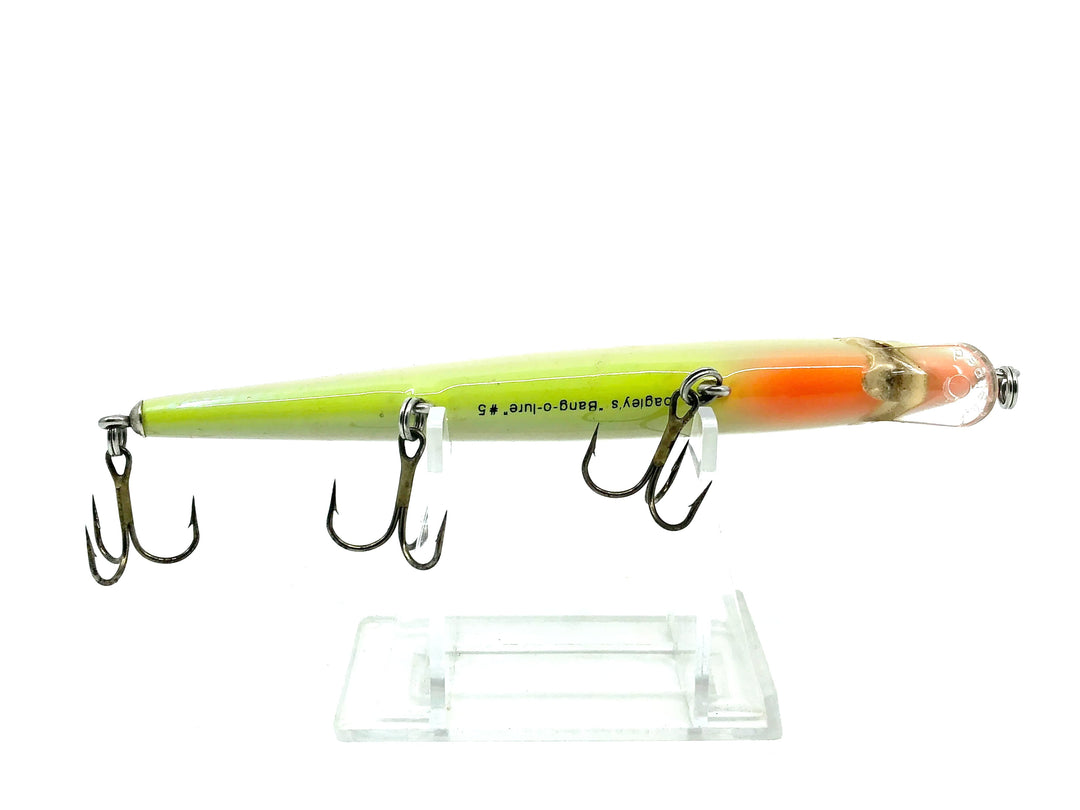 Bagley Bang-O-Lure #5-PAR, Parrot Color - Great Condition, Tough Color