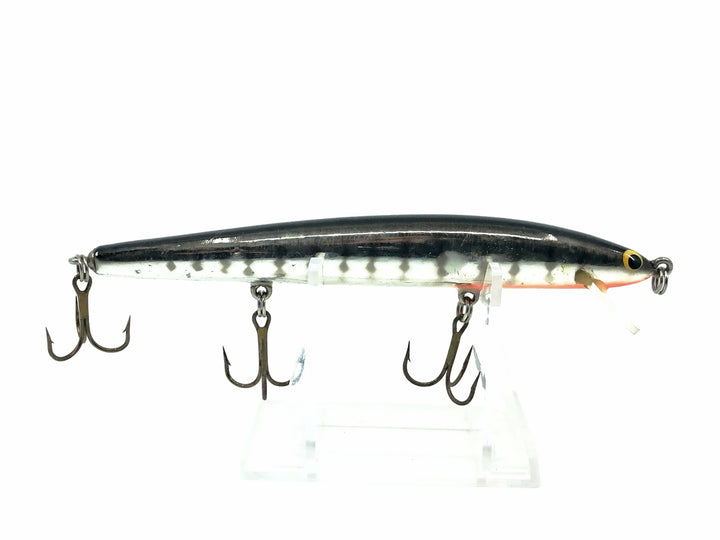 Bagley Bang-O-Lure #5 5-FSC, Black on Silver Chrome/Crayfish Color