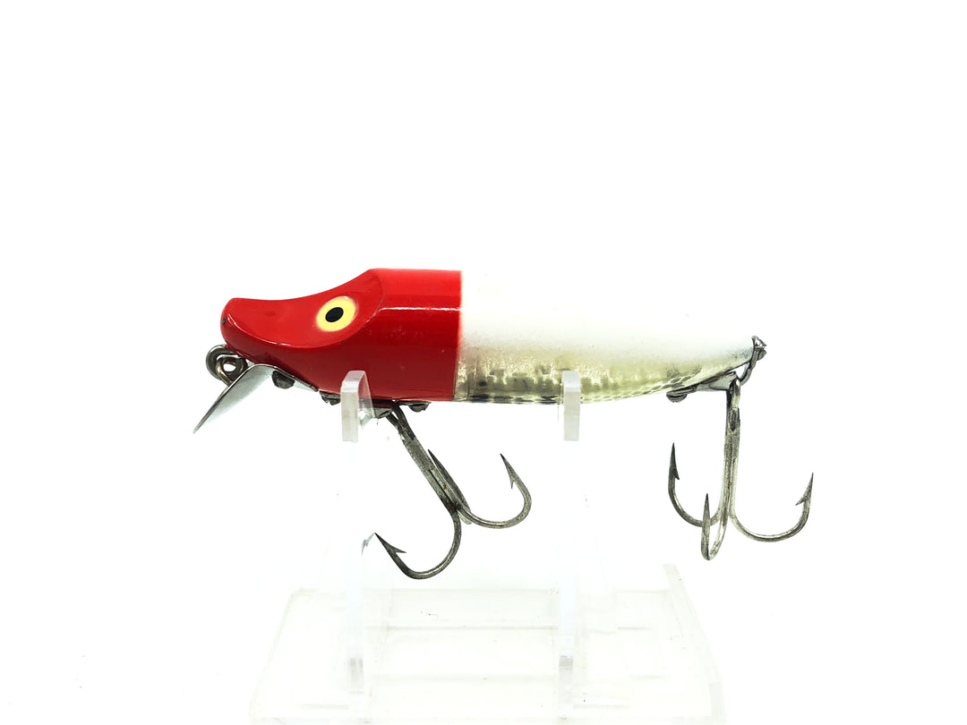 Heddon River Runt Spook Floater 9400, RH Red Head/White Color