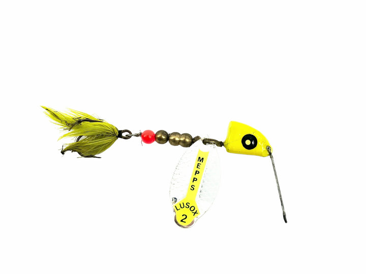 Mepps Lusox #2 3/5oz, Yellow Color