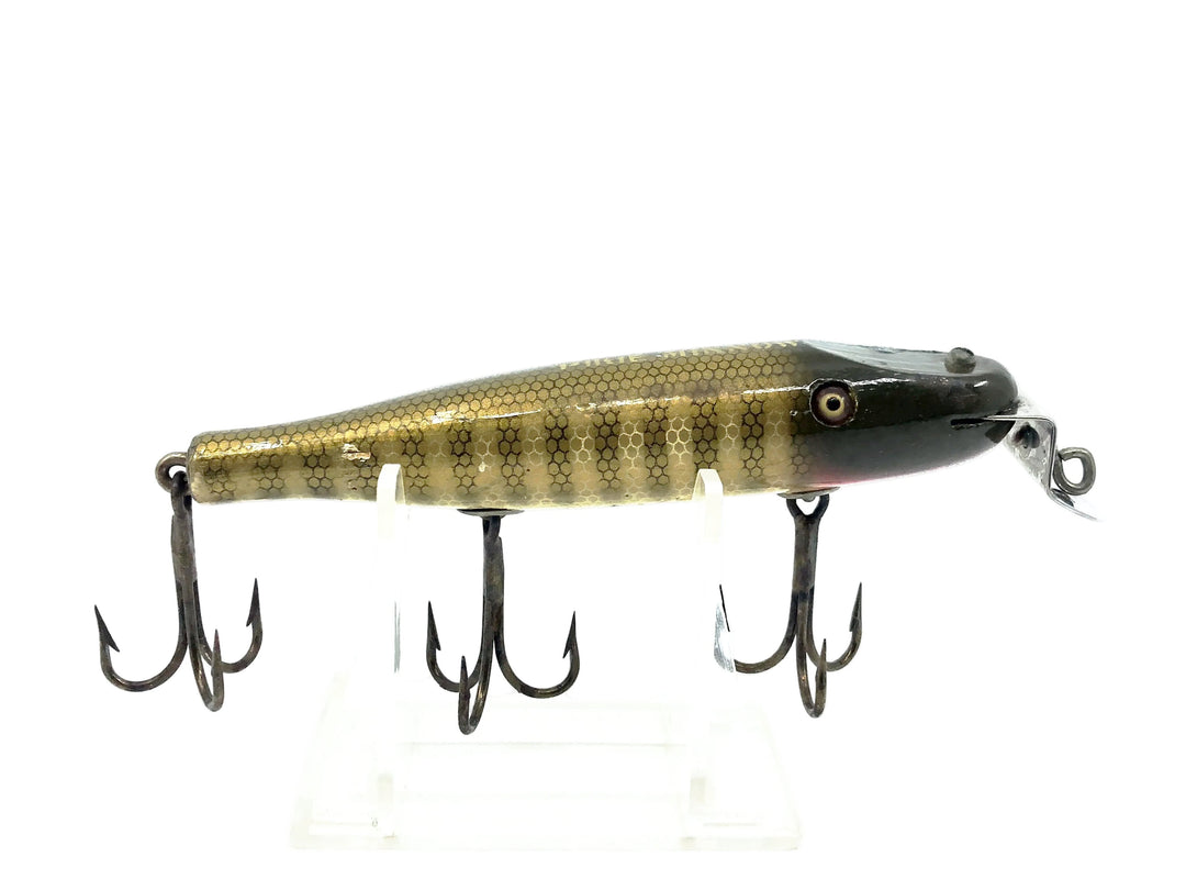 Creek Chub 700 Pikie, 700 Pikie Scale Color - Vintage Wooden Version with glass eye