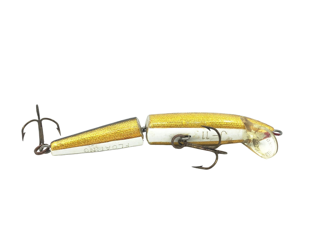 Rapala Jointed Floating Minnow J-11, G Gold/Black Back Color