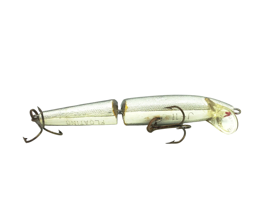 Rapala Jointed Floating Minnow J-11, S Silver Color