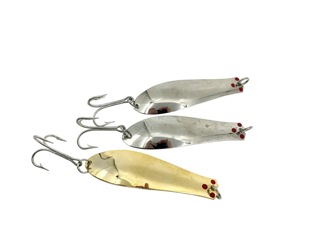 Prescott/Arbogast Big Doctor Spoon 285 Trio, Silver/Gold