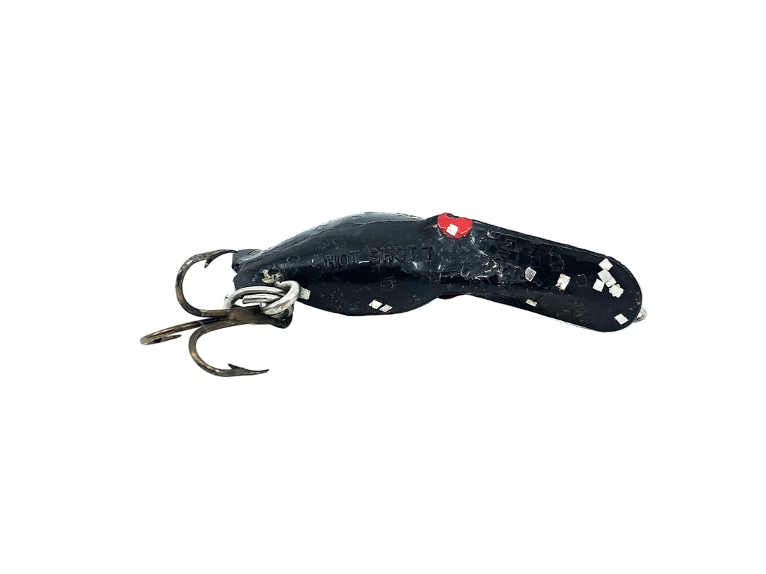 Luhr-Jensen Hot Shot 7, Black/Silver Flitter Color