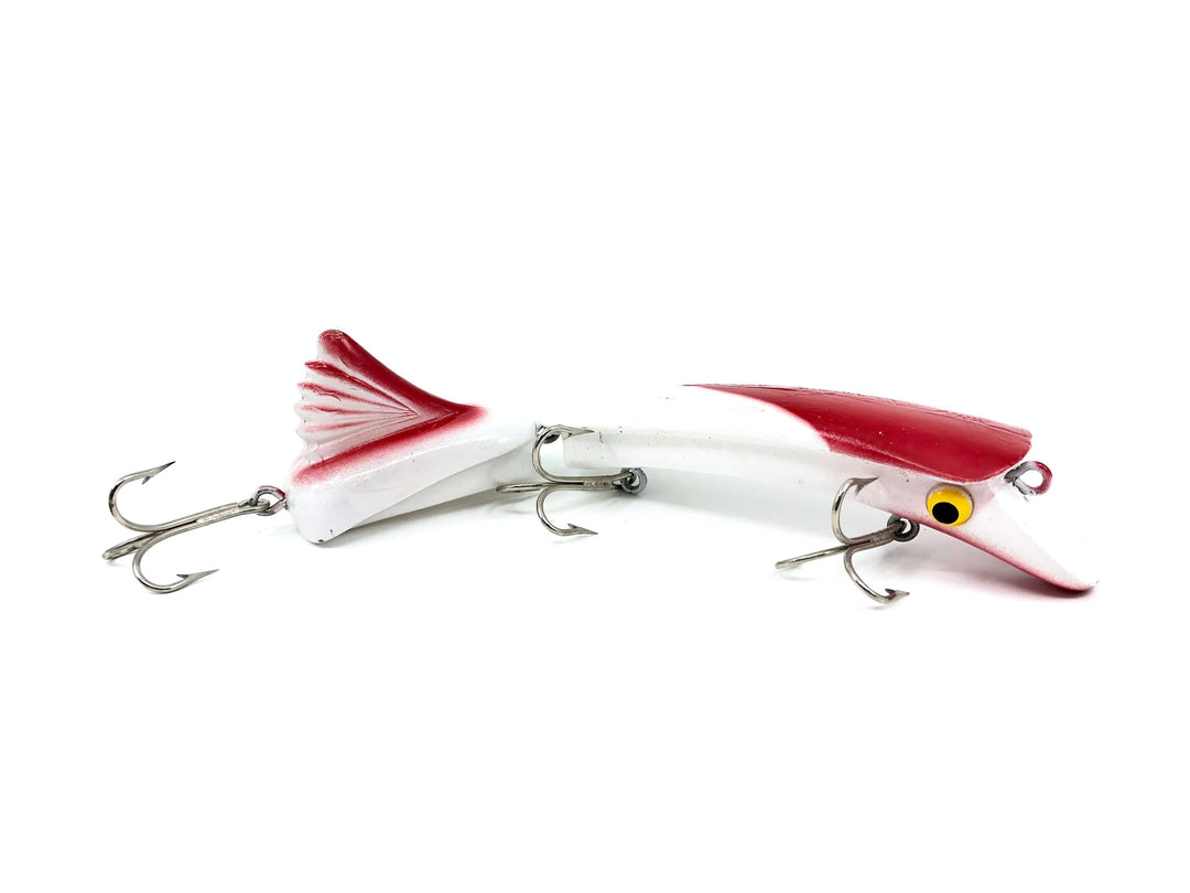 Tony Burmek B1 Magnum Musky Lure, White/Red Color