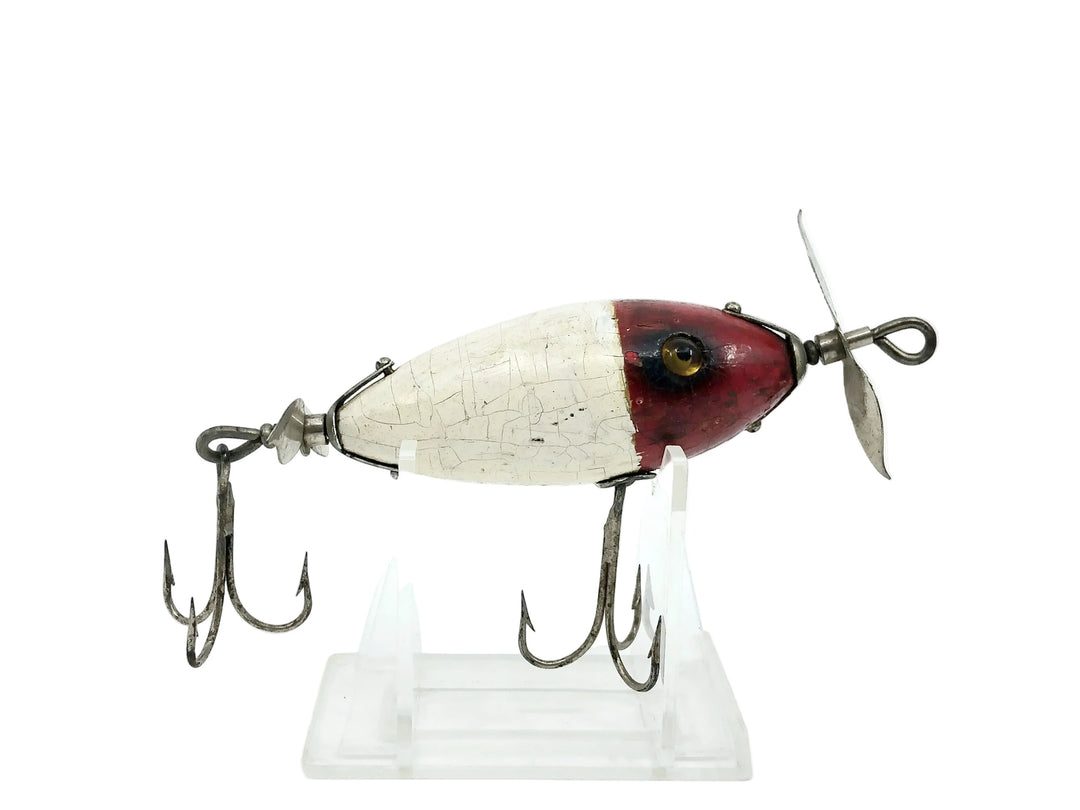 South Bend #962 Midget Surf Oreno Red Head/White Color - Reinforced Hardware!